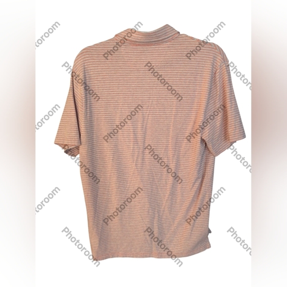 Faherty Brand Movement™ Rose Sky Stripe Short Sleeve Polo - Picture 4 of 5